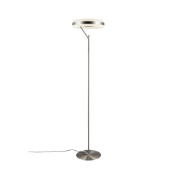 Dios - Matt Nickel CCT Floor Lamp with White Diffuser