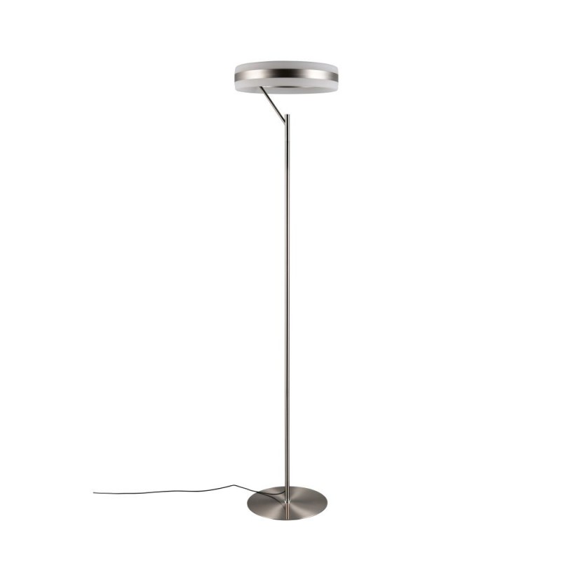 Trio-431410107 - Dios - Matt Nickel CCT Floor Lamp with White Diffuser