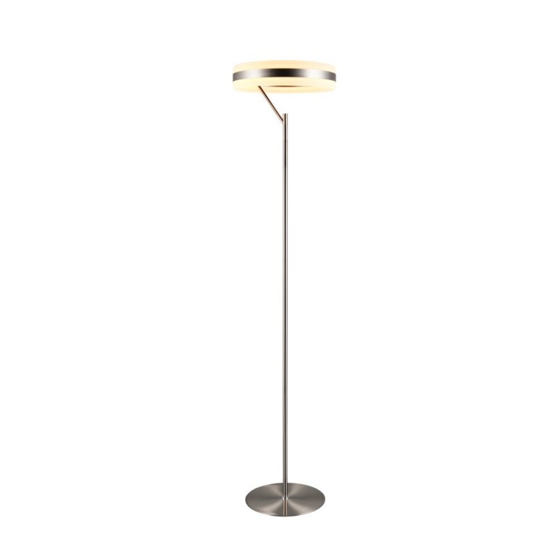 Trio-431410107 - Dios - Matt Nickel CCT Floor Lamp with White Diffuser