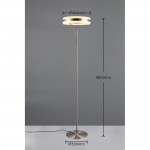 Dios - Matt Nickel CCT Floor Lamp with White Diffuser