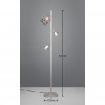 Romeo - Matt Nickel CCT Floor Lamp