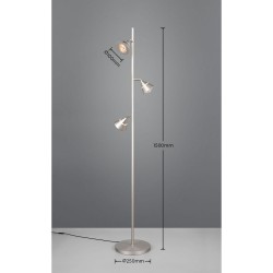 Romeo - Matt Nickel CCT Floor Lamp