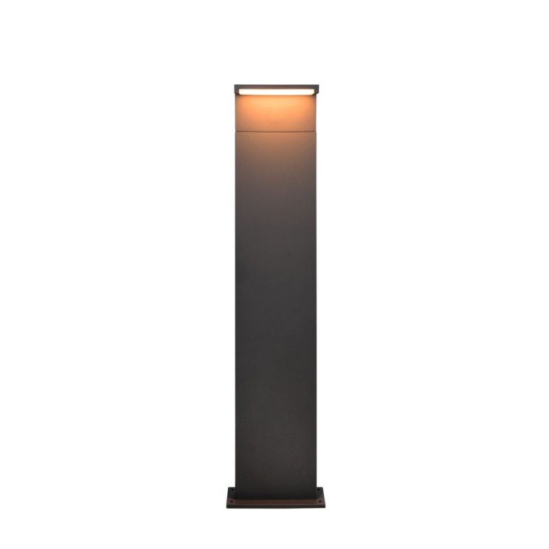 Trio-438660142 - Ravi - Anthracite CCT Post with White Diffuser IP65