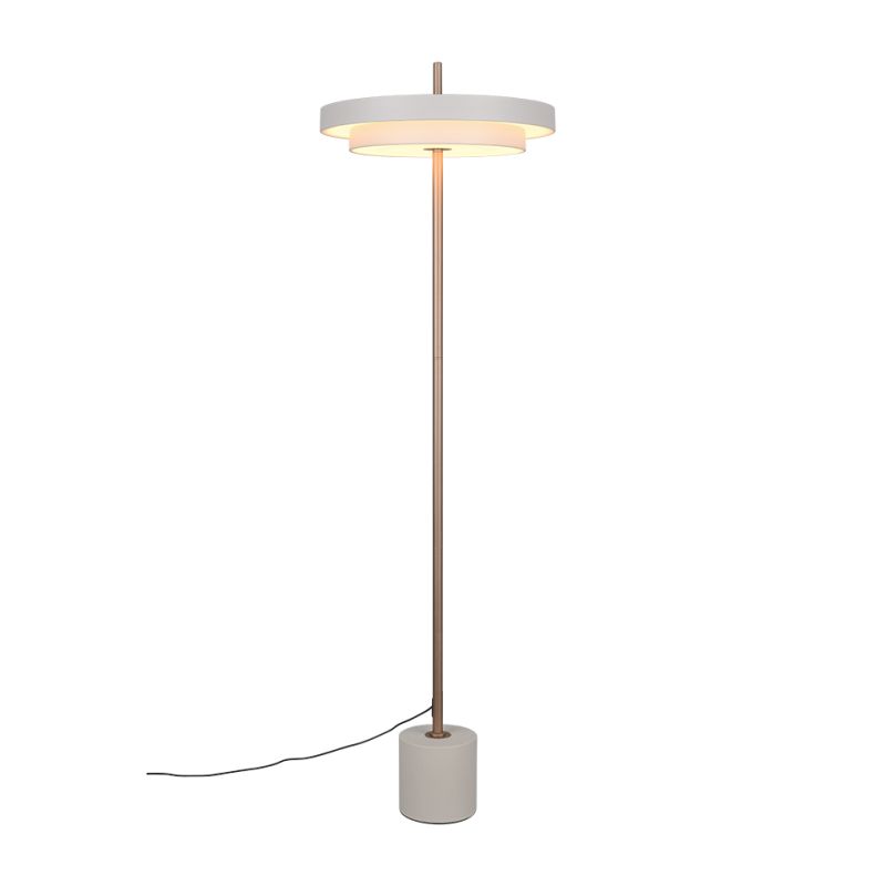 Trio-440210176 - Keaton - Warm Grey CCT Floor Lamp