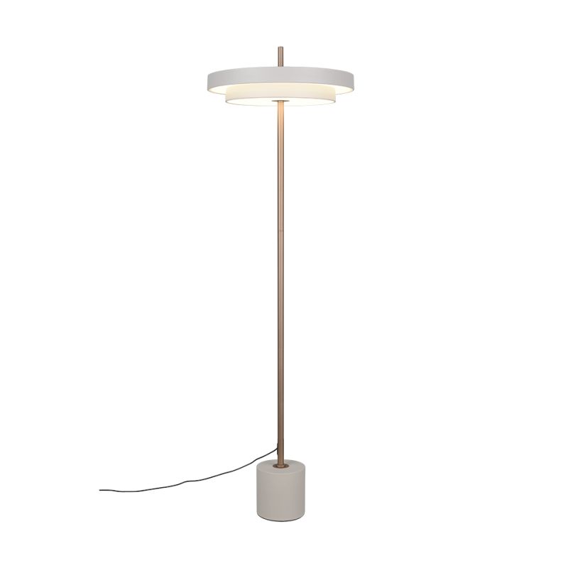 Trio-440210176 - Keaton - Warm Grey CCT Floor Lamp