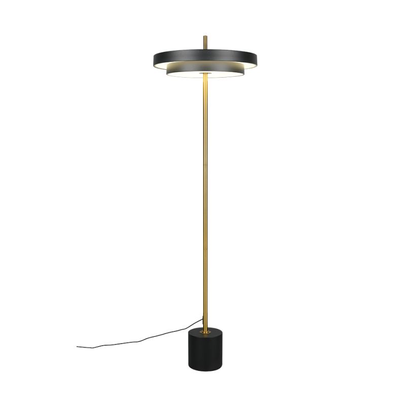 Trio-440210180 - Keaton - Black & Gold CCT Floor Lamp
