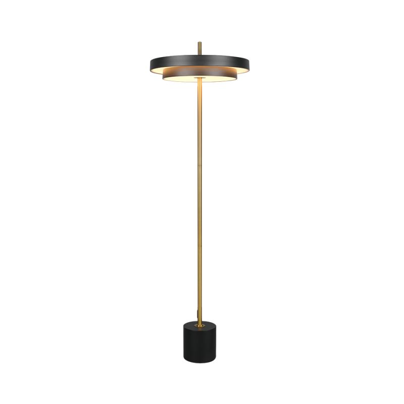 Trio-440210180 - Keaton - Black & Gold CCT Floor Lamp
