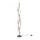 Trio-441210305 - Blaze - Brushed Aluminium & Black CCT Floor Lamp