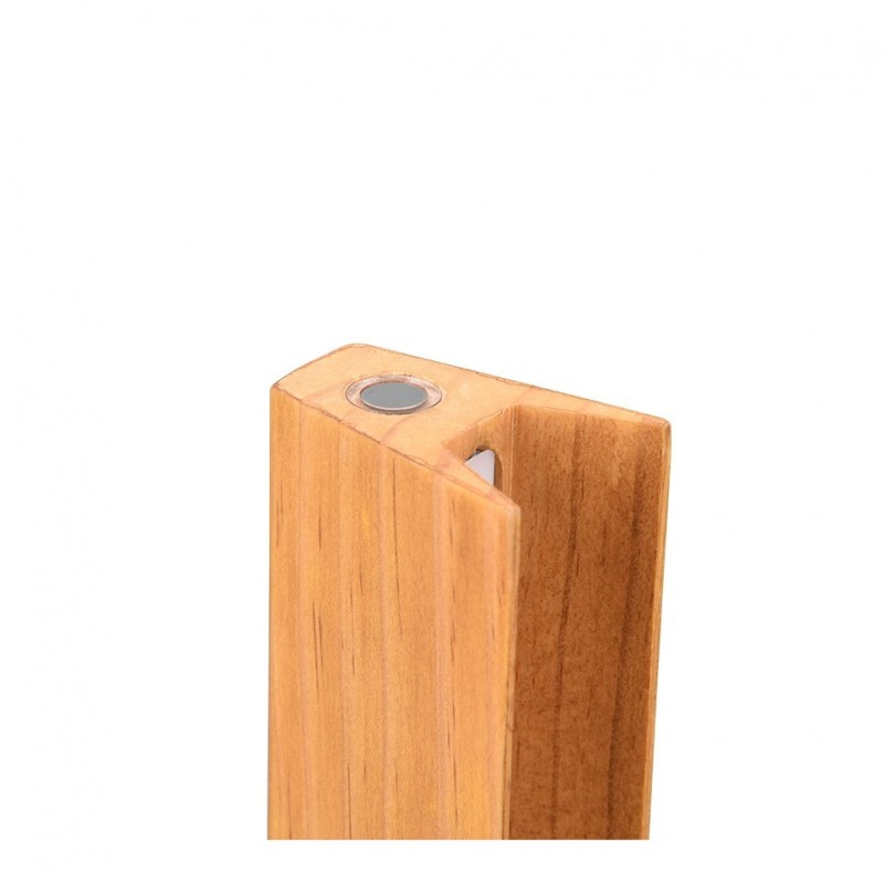 - Kerala - Wooden & Matt Black Floor Lamp Trio-441610132 - Kerala - Wooden & Matt Black Floor Lamp