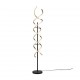 Trio-441810208 - Sequence - Black & Matt Brass CCT Floor Lamp