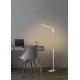 - Norris - Wooden & White LED Floor Lamp Trio-445210131 - Norris - Wooden & White LED Floor Lamp