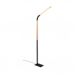 Norris - Wooden & Black LED Floor Lamp Norris - Wooden & Black LED Floor Lamp