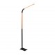 - Norris - Wooden & Black LED Floor Lamp Trio-445210132 - Norris - Wooden & Black LED Floor Lamp
