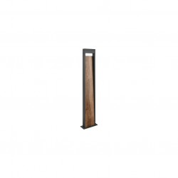 Salmon - Anthracite LED Bollard with Wood Imitation Salmon - Anthracite LED Bollard with Wood Imitation