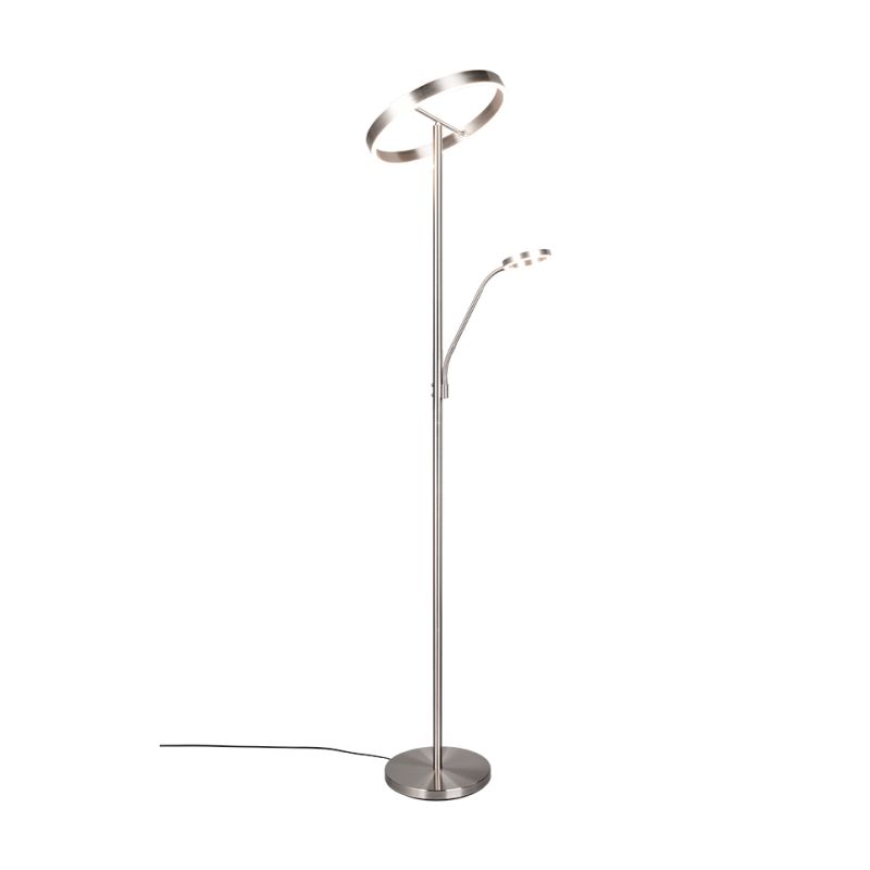 - Willis - Matt Nickel Mother & Child CCT Floor Lamp Trio-449510207 - Willis - Matt Nickel Mother & Child CCT Floor Lamp