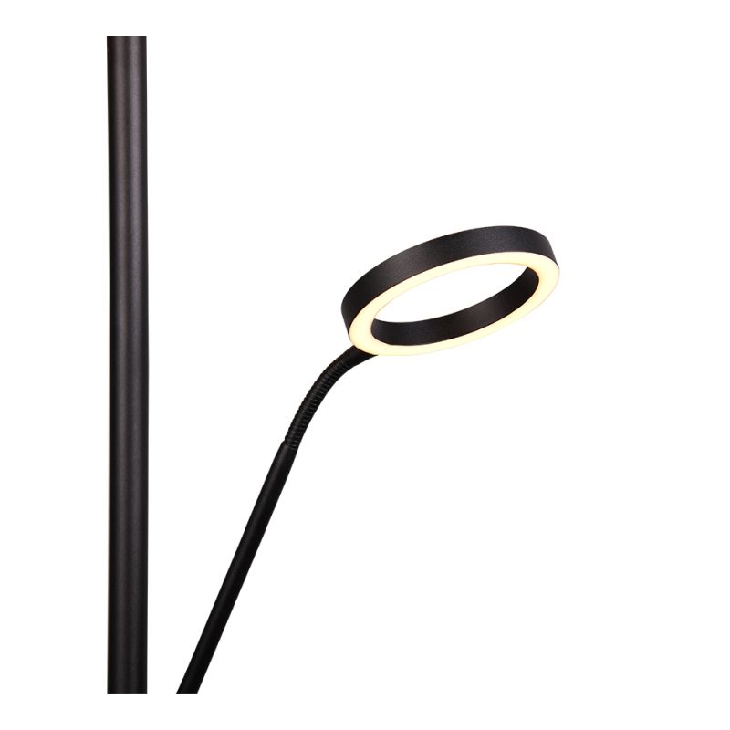 - Willis - Matt Black Mother & Child CCT Floor Lamp Trio-449510232 - Willis - Matt Black Mother & Child CCT Floor Lamp