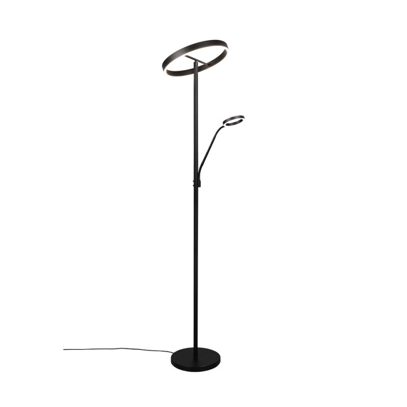 - Willis - Matt Black Mother & Child CCT Floor Lamp Trio-449510232 - Willis - Matt Black Mother & Child CCT Floor Lamp