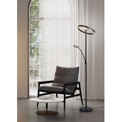 Willis - Matt Black Mother & Child CCT Floor Lamp Willis - Matt Black Mother & Child CCT Floor Lamp