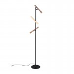 Fiato - Matt Black 3 Light CCT Floor Lamp with Multicolour Shades Fiato - Matt Black 3 Light CCT Floor Lamp with Multicolour Shades