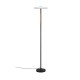 Trio-454910165 - Celeste - Black & Coffee LED Floor Lamp with White Glass