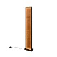 Trio-455510130 - Kalea - Black LED Floor Lamp with Natural Wood