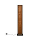 Trio-455510130 - Kalea - Black LED Floor Lamp with Natural Wood