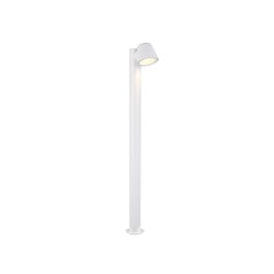 Beni - Matt White Bollard IP44