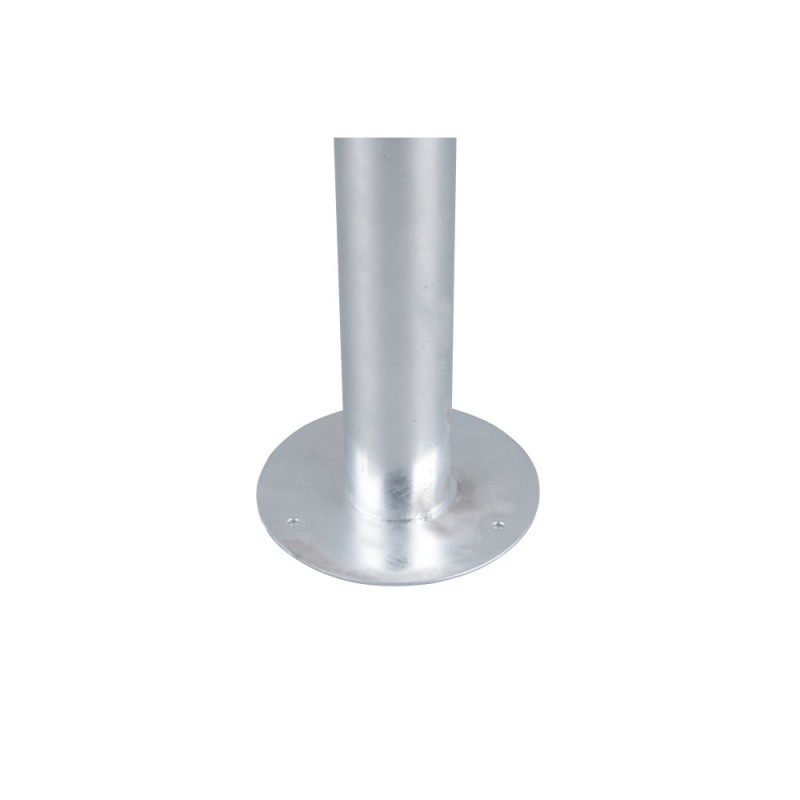 Trio-462060186 - Ruvuma - Silver Bollard with Clear Glass Diffuser IP44