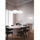 - Fomento - Matt Brass Floor Lamp with White Oval Glass Trio-463100108 - Fomento - Matt Brass Floor Lamp with White Oval Glass