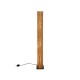 - Karuni - Wooden & Black Floor Lamp Trio-463300330 - Karuni - Wooden & Black Floor Lamp