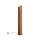 - Karuni - Wooden & Black Floor Lamp Trio-463300330 - Karuni - Wooden & Black Floor Lamp