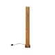 - Karuni - Wooden & Black Floor Lamp Trio-463300330 - Karuni - Wooden & Black Floor Lamp