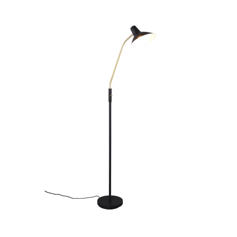 - Traveller - Black & Gold Floor Lamp Trio-463400180 - Traveller - Black & Gold Floor Lamp