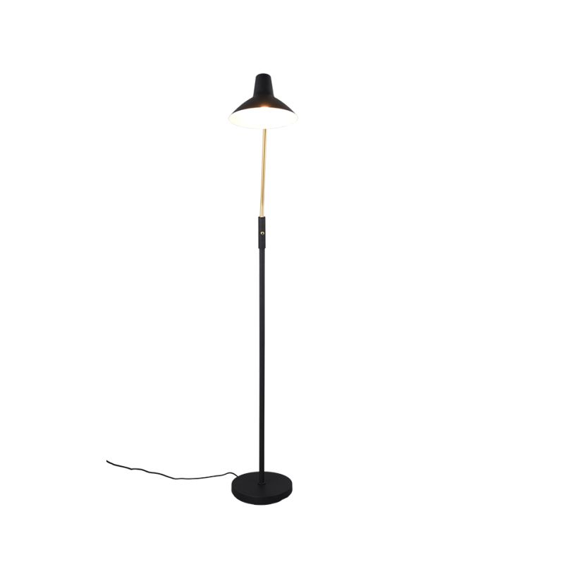 - Traveller - Black & Gold Floor Lamp Trio-463400180 - Traveller - Black & Gold Floor Lamp