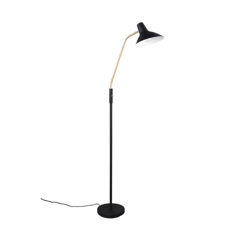- Traveller - Black & Gold Floor Lamp Trio-463400180 - Traveller - Black & Gold Floor Lamp