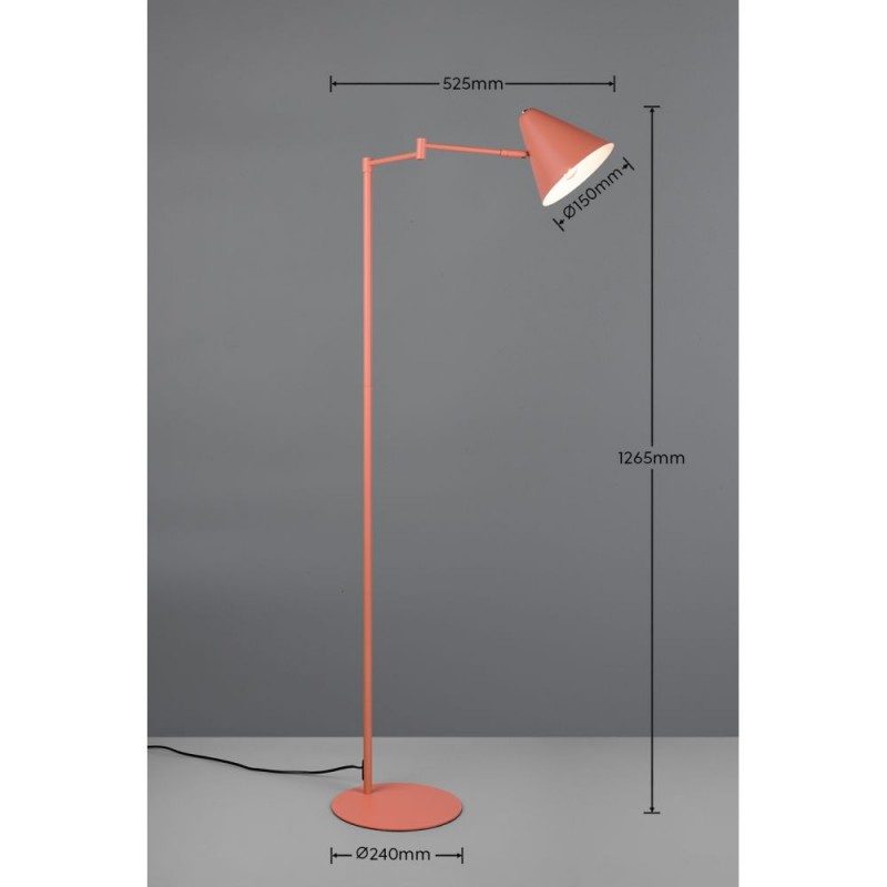 Trio-463900140 - Cosima - Apricot Floor Lamp