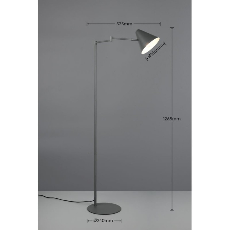 Trio-463900142 - Cosima - Anthracite Floor Lamp