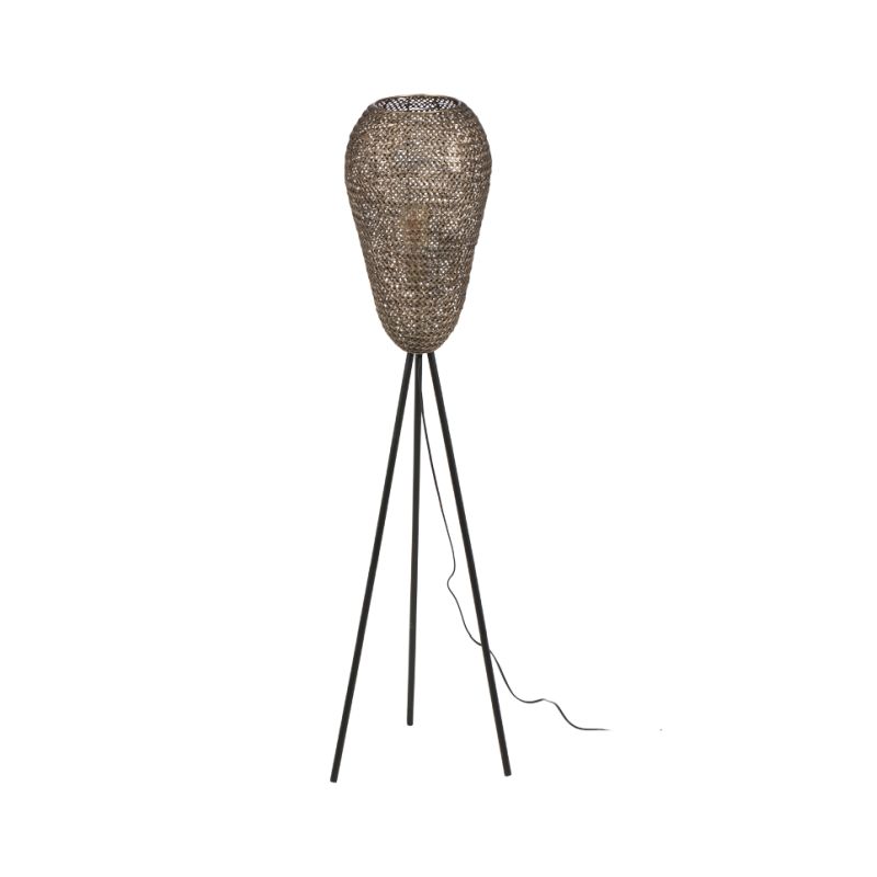 - Ziva - Old Brass Mesh Floor Lamp Trio-465300104 - Ziva - Old Brass Mesh Floor Lamp