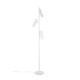 Trio-467700331 - Soka - Matt White Ribbed 3 Light Floor Lamp
