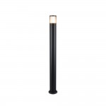 Volga - Anthracite Bollard with White Diffuser