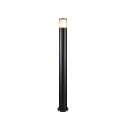 Volga - Anthracite Bollard with White Diffuser