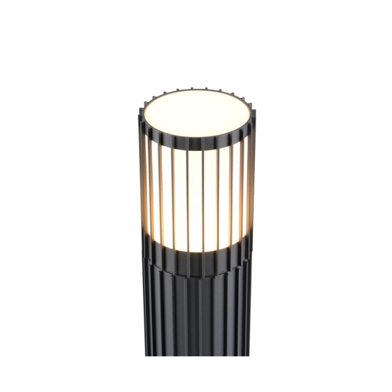 Trio-469460142 - Volga - Anthracite Bollard with White Diffuser