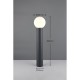 Trio-469860142 - Mures - Anthracite Post with White Glass IP44