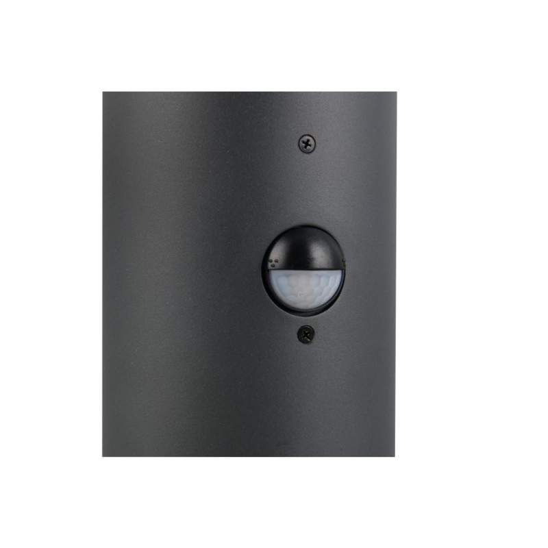 Trio-469869142 - Mures - Anthracite PIR Post with White Glass IP44