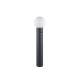 Trio-469869142 - Mures - Anthracite PIR Post with White Glass IP44