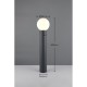 Trio-469869142 - Mures - Anthracite PIR Post with White Glass IP44
