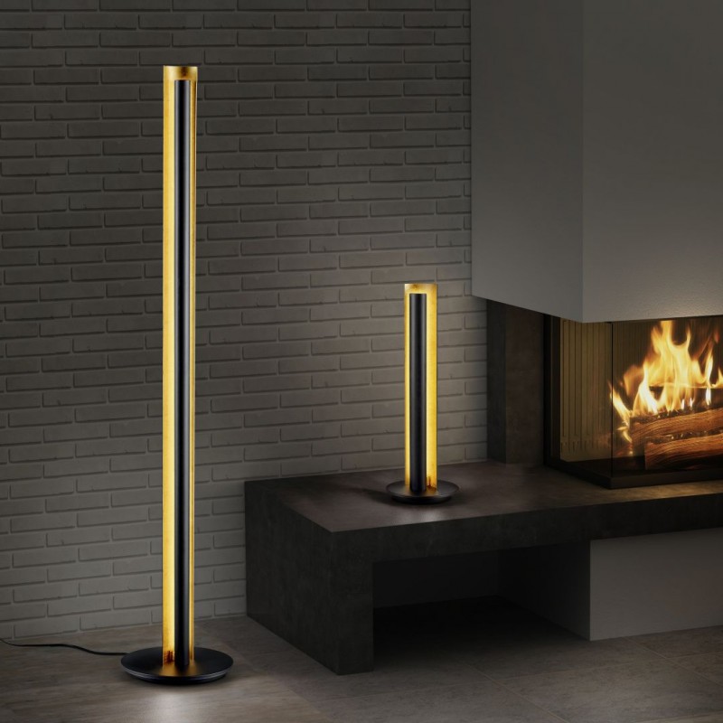 - Texel - Gold & Black LED Floor Lamp Trio-474410179 - Texel - Gold & Black LED Floor Lamp