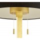 - Nandor - Gold LED Floor Lamp with Black Shade Trio-475310379 - Nandor - Gold LED Floor Lamp with Black Shade