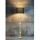 - Nandor - Gold LED Floor Lamp with Black Shade Trio-475310379 - Nandor - Gold LED Floor Lamp with Black Shade