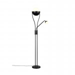 Chris - Black Mother & Child LED Floor Lamp with Crystal Effect Chris - Black Mother & Child LED Floor Lamp with Crystal Effect